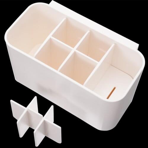 Detachable oothpaste Holder Electric Toothbrush Storage Box Bathroom Shaving Makeup Brush Toothpaste Organizer