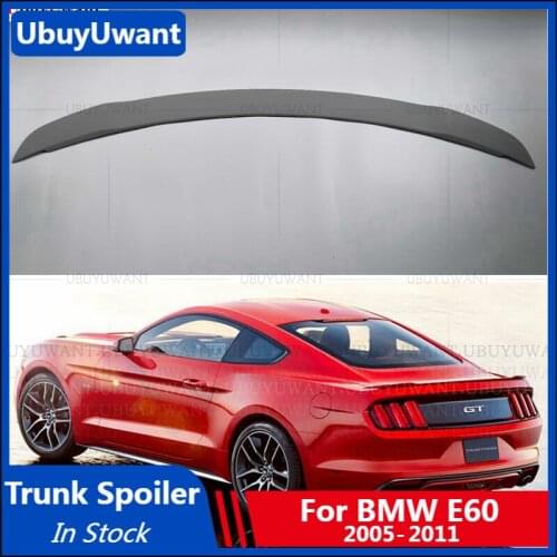 UBUYUWANT High Quality ABS Paint / Carbon Color Rear Trunk Lip Spoiler Wing Fits for Ford Mustang 2015 2016 2017 2018 2019 2020