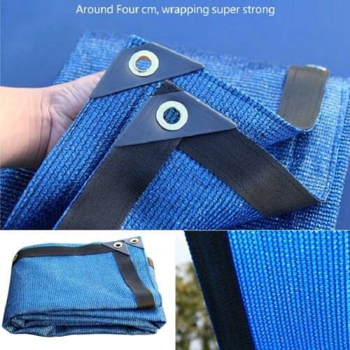 Customer Size Thicken Blue Black Sunshade Net Quality Distinguished Garden Courtyard View Shading Net Outdoor Swimming Pond Tent