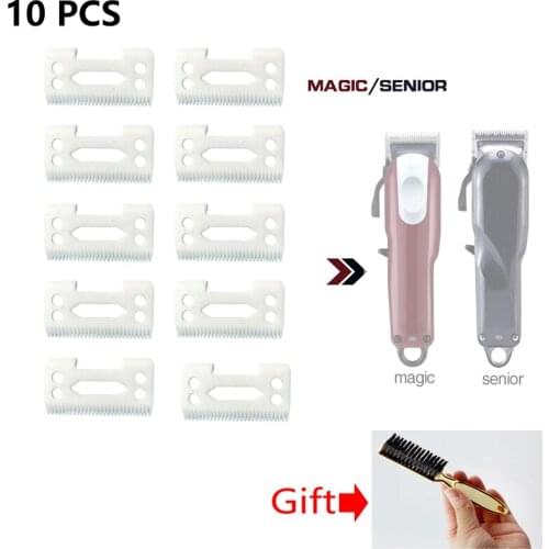 10pcs Hair Clipper Suit for WAHL Detailer Ceramic Head Replacement Head WAHL Detailer Ceramic Head