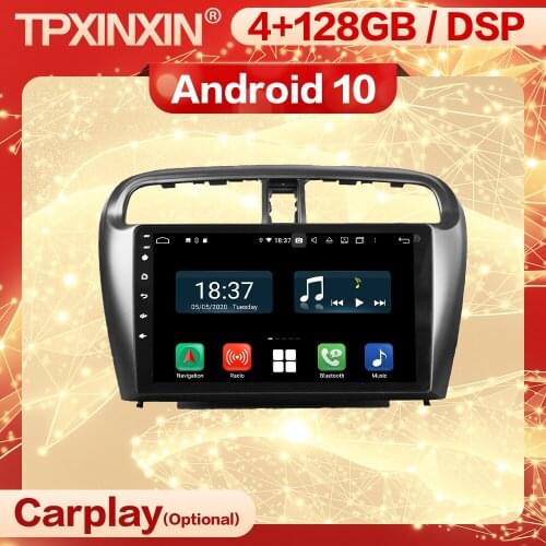 4+128G Carplay 2 Din Android 10 Stereo Receiver For Mitsubishi Attrage 2012 2013 2014 2015 2016 GPS Radio Audio Player Head Unit