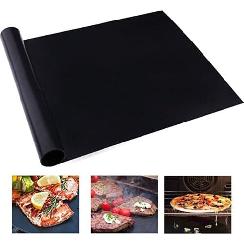 40*34cm Non-stick BBQ Grill Pad Barbecue Baking Pad 0.2mm Thick Reusable Cooking Plate For Party Grill Mat Baking Liners