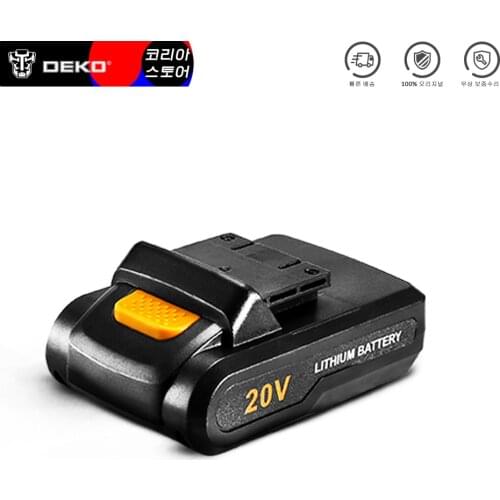 DEKO Battery20V 20V Lithium Ion Battery Pack for Sharker 20V Cordless Drill