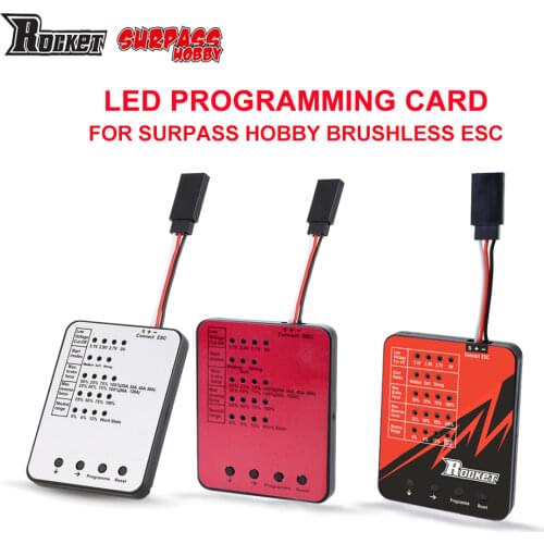 SURPASS HOBBY LED Programming Card for RC Car ESC Brushless Electronic Speed Controller