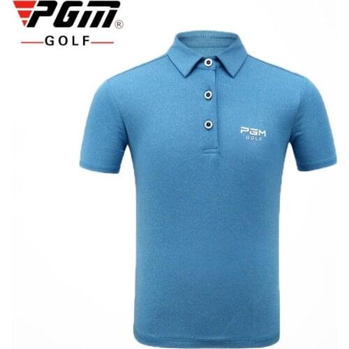 2020 Golf Apparel Boys Short Sleeved T-Shirt Summer Breathable Dry Fit Sport Shirts Children Comfort Tops AA51872
