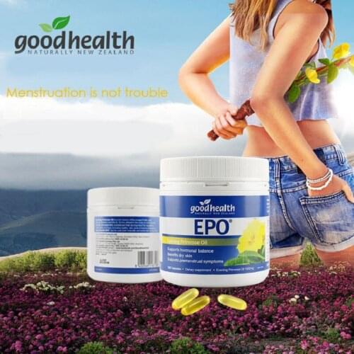 Good Health Evening Primrose Oil 150caps EPO GLA Support Women Healthy Menstrual Cycle Help Premenstrual Syndrome PMS Symptoms