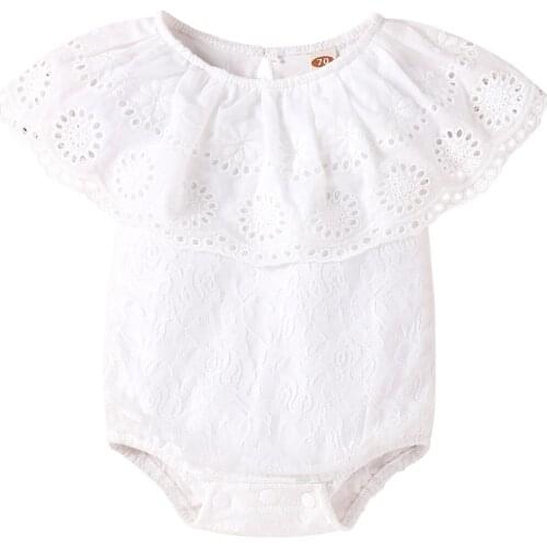 Newborn Baby Girls Fashion Sleeveless Lace Romper Stylish Romper for Children Kids Girls