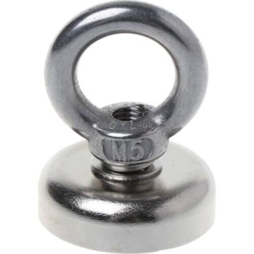 25mm Neodymium Magnet Strong Search Magnet Metal Detector Strong Salvage Magnet Pot Treasure Hunting Fishing Underwater