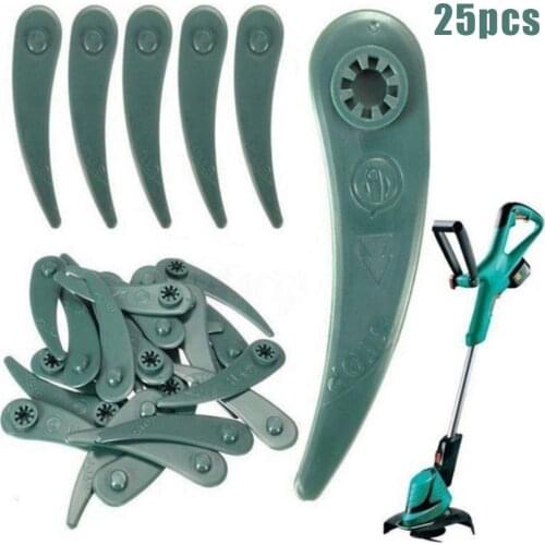 25pcs Plastic Lawn Mower Plastic Head ABS Mowing Head Color Plastic Mowing Head Suitable For Bosch ART 26-18Li, ART 23-18 Li