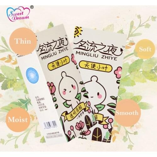 Personage Hyaluronic Acid Condoms 50pcs/100pcs Latex Condoms for Man Lubricated Contraception Sex Toy Sex Products LF-054