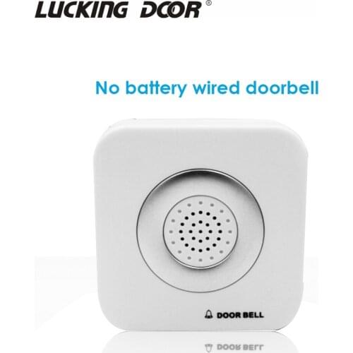 DC12V Wired Doorbell 4 Core Wire Access Control System Home Hotel External Door Bell Door Hardware Home Improvemen