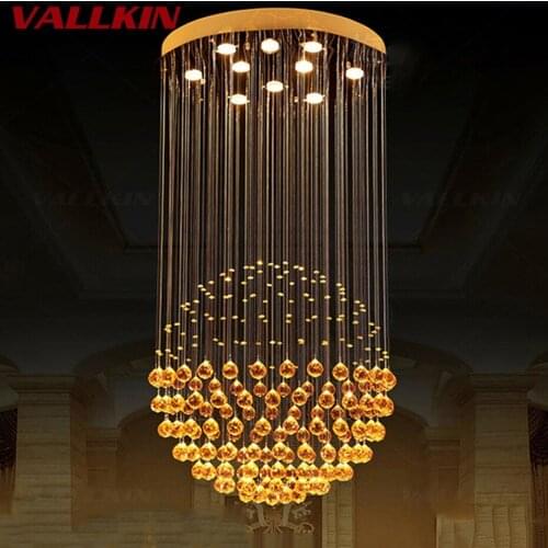 Luxury Modern Chandelier Lights K9 Crystal Chandeliers Lustres de Cristal Living Room Lamp Home Light Fixtures Chandeliers Light