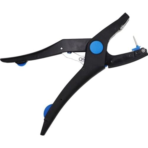 Farm Animal Livestock Automatic Spring Back Ear Day Pliers Painless Hydraulic Polymer Ear Mark Pliers Veterinary Marking Pliers