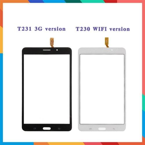 7.0" For Samsung Galaxy Tab 4 T230 SM-T230 and T231 SM-T231 Tablet Touch Screen Digitizer Sensor Front Outer Glass Lens Panel
