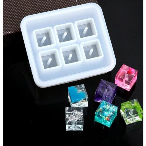 12/16mm DIY Silicone Epoxy Mold Jewelry Making Ball Beads with Hole Resin Mould Handmade Craft Mold Jewelry Tools Equipments