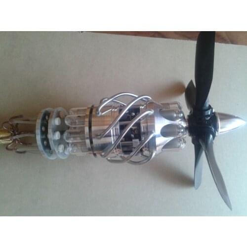 Swashplate 16 cylinder Stirling Engine Model Swashplate-type multi-cylinder educational model