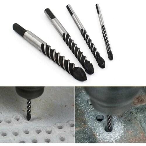 Triangle Metal Drill Ceramic Tile Glass Drill Bits Porcelain Spear Head Marble Wall Power Glass Cement Hole Stone Tool 6-12mm