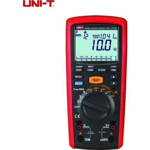 UNI-T UT505A 1000V Insulation Resistance Tester Handheld esr meter True RMS Megger Multimeter Ohm Voltmeter diagnostic-tool