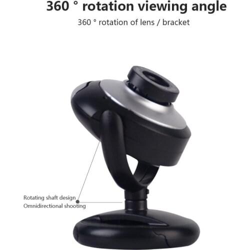 USB Webcam Camera with Mic Night Vision Web Cam For PC Laptop Web Camera PC Webcam Video Calling Computer Camera