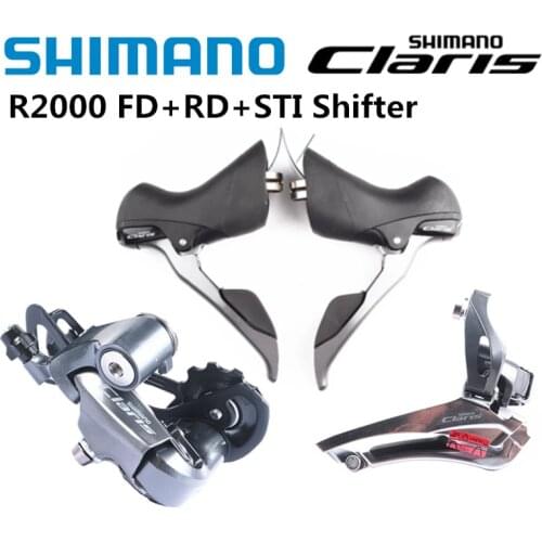 Shimano Claris R2000 2x8 speed road bike bicycle 3pcs groupset fd-r2000 rd-r2000 st-r2000