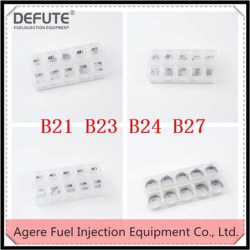 High quality injector adjusting gasket B21 B23 B24 B27 nozzle valve adjusting washer repair is suitable for Denso