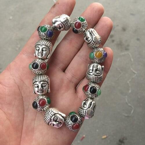 Buddha head hand string jewelry, Exquisite handicraft jewelry