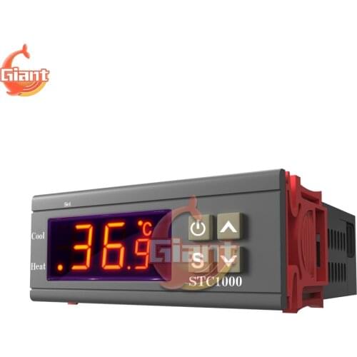 2pcs STC-1000 Digital Thermostat Thermoregulator Relay Heating Cooling Switch Control 12V 24V 110V 220V TemperatureController