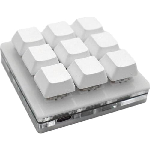 9 Key Hotswap Support Macro Function Type C MX Switches Mechanical Keyboard Numpad For Gaming