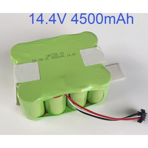 14.4V 4500mAh SC Rechargeable Battery for KV8 XR210 XR510 XR210A XR210B XR510B XR510C Zebot Z520 Fmart R770 Vacuum Cleaner Robot