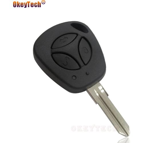 OkeyTech 3 Buttons Replacement Auto Car Remote Key Shell Fob Cover For Lada Priora Sedan Sport Kalina Granta Vesta X-Ray XRay