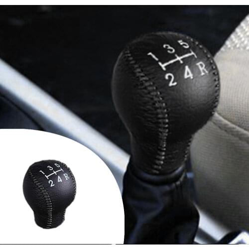 For HYUNDAI ELANTRA 2004-2011 MT 1pc PU Leather Hand Brake Shift Knob Cover Gear Case Car Interior Decor Shift Knob Shell