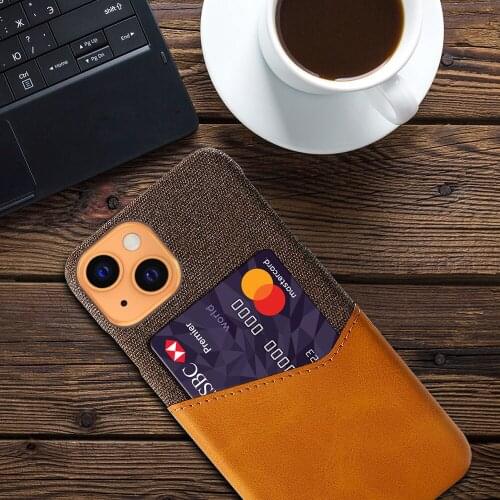 Card Slots Cover Funda On The For iPhone 13 Mini Coque Business Leather Phone Case For Apple iPhone 13mini 5.4" 2021 Capa Shell