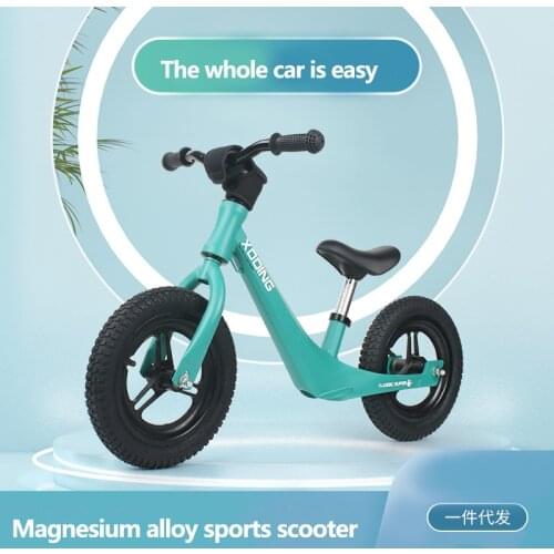 Baby Balance Bike No Pedals Tricycle Riding Toy Kids Children Bicycle Walking Learning Scooter One-piece Frame For 2-6 Years Old