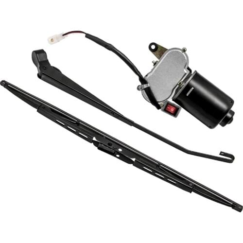 12V Electric Windshield Wiper Motor Kit UTV for Polaris RZR Kawasaki Can Am X3 for Kawasaki TERYX for KUBOTA RTV for CASE