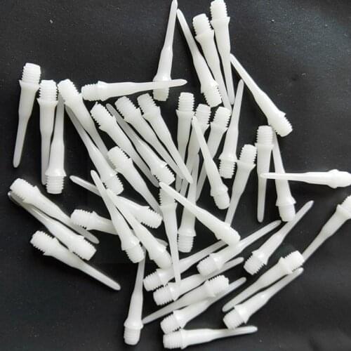 Pack of 50 White Electronic Dart Head Safety Soft Plastic to Dart Childrens Accessories Safety 4.5mm/6mm Protect N9C0