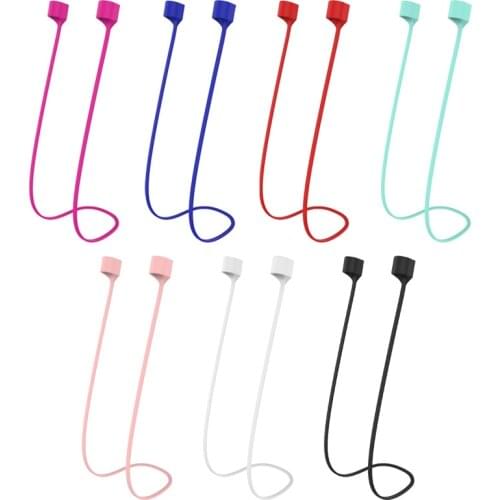 1000pcs/lot Magnetic Silicone Anti Lost Strap Rope Cord for Apple Airpods 1/2/3 Wireless Bluetooth Headphone Earphone headset