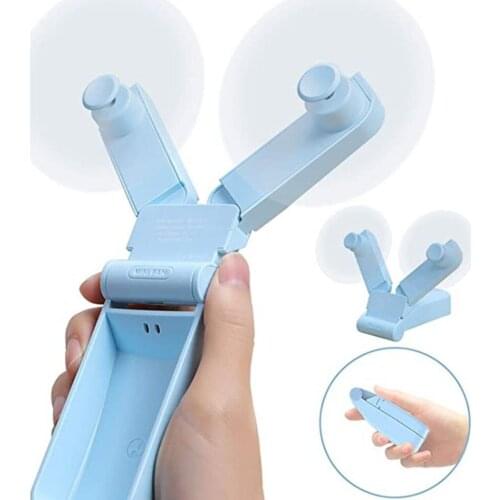 Mini Fan Electric USB Fold Personal Mini Pocket Fan USB Rechargeable Hand Fans