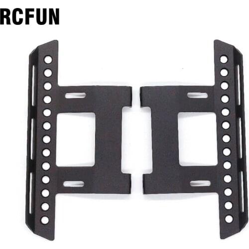RC Car 1/10 Simulated Model Crawler Car Metal Side Pedal Body Shell Anti-skid Foot Pedal Plate fr SCX10 90046 90047 RC Car Modif