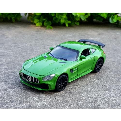 1:32 Scale Diecast Alloy Metal Luxury Racing Sports Car Model For Thebenz GT Collection Vehicle Pull Back Sound&Light Toys Car