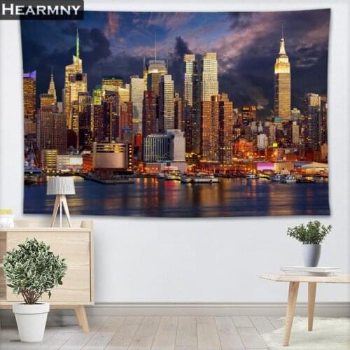 HEARMNY Wall Tapestry London City Tapestries Wall Hanging Show Piece For Home Decor Wall Carpet Beach Throw Rug Blanket Yoga Mat