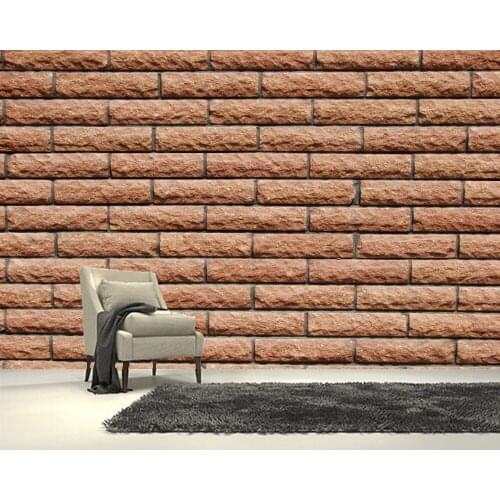 Papel de parede Red brick wall background 3d wallpaper,living room tv wall kitchen bedroom wall papers home decor bar mural