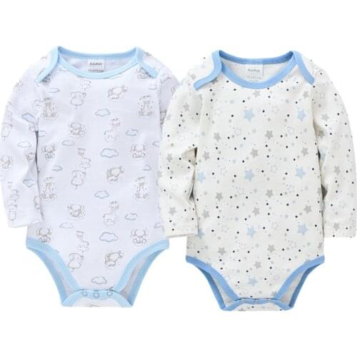 0-12 months Boys Girls Baby Clothes Long Sleeve 100% Soft Cotton ropa de bebe Newborn Jumpsuit Toddlers Pajamas
