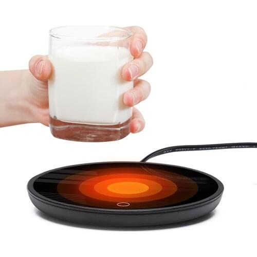 Coffee Tea Mug Warmer Pad Electric Heating Cup Pad for Home Office Milk Tea Water Heating Pad 2 Constant-temperatures Adjustable