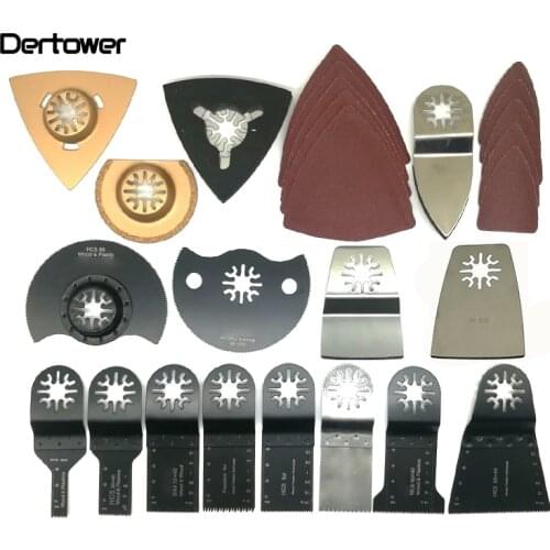Popular 66 Pcs Oscillating Tool Saw Blades For Renovator Power Tools As Fein Multimaster Dremel Electric Tools Accessories