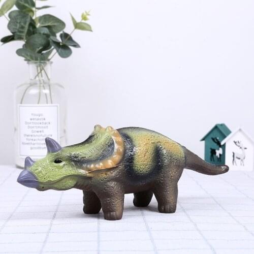 Zoo World Realistic Dinosaur Figure Slow Rising Collection Stress Reliever Toy Squishy Toy Kawaii Squeeze Toys For Baby Kids
