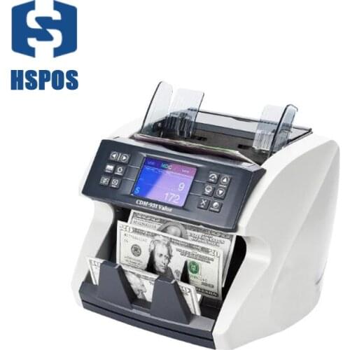 HSPOS Money Counter Bill Cash Counting Machine Milti Currency Banknote Counter for LYD USD EUR TRL EGP AED HS-770