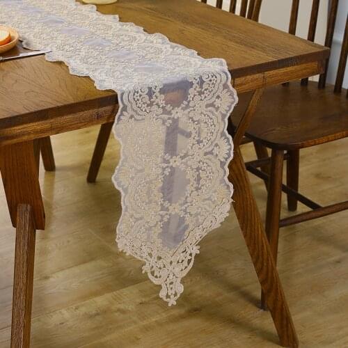 Light Luxury Table Runner for Tea Table Nordic Style for Wedding Party Coffee Black White Table Runners Table Decoration