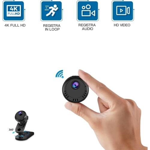 Smart Video Surveillance Dome 4K Home IP Cameras Thermal Infrared Wide Angle WiFi Camera