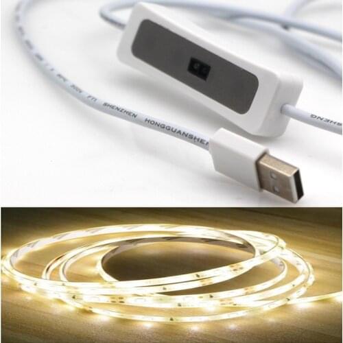 Dc 5v USB hand sweep sensor switch smd 2835 waterproof LED strip sensor cabinet light kitchen bathroom touch-free light strip