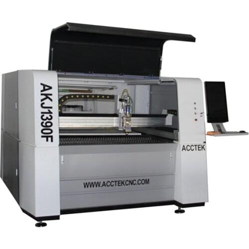 High Precision Small Size Carbon Steel Fiber Laser Cutter Price / Metal Laser Cutting Machine 1390 for sale